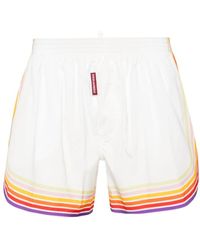 DSquared² - Pantalones cortos con estampado de arcoíris - Lyst