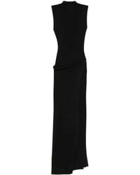 AYA MUSE - Robe Mi-Longue À Détail De Foulard Attaché - Lyst