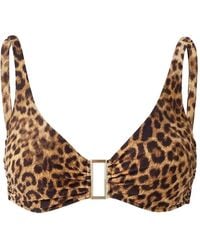 Melissa Odabash - Bel Air Leopard-Print Bikini Top - Lyst