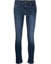 Liu Jo - Cropped Skinny-cut Jeans - Lyst