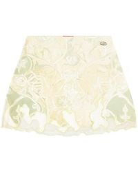 DIESEL - O-Lane Mini Skirt - Lyst