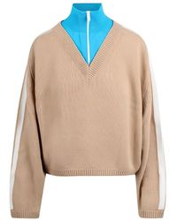 Ssheena - Half-Zip V-Neck Sweater - Lyst