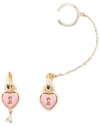 Swarovski - Heart-Shape Earrings - Lyst