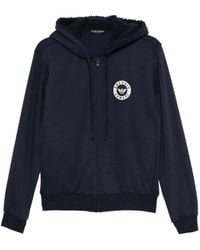 Emporio Armani - Sudadera con capucha y parche del logo - Lyst