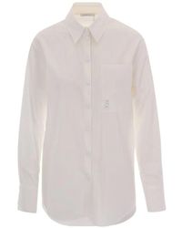 Patrizia Pepe - Logo-Plaque Chest-Pocket Shirt - Lyst