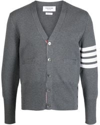 Thom Browne - 4-Bar Milano Stitch Cardigan - Lyst