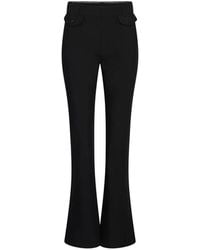 ROTATE BIRGER CHRISTENSEN - Pantalon Évasé À Taille Haute - Lyst