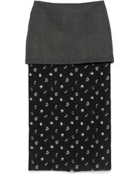 Racil - Demi Layered Maxi Skirt - Lyst