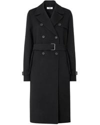 Fendi - Double-Breasted Belted Coat - Lyst