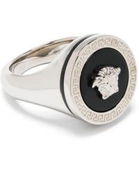 Versace - Ring Met Medusa-logo - Lyst