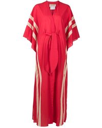 Adriana Degreas - Striped Cover-up Beach Dress - Lyst
