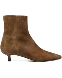Aeyde - Botas con kitten heel y puntera en punta - Lyst