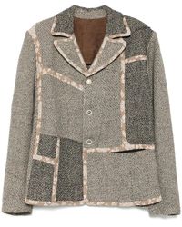 Commun's - Blazer Met Enkele Rij Knopen - Lyst