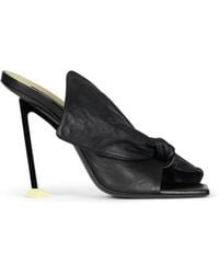 Givenchy - Boudoir Mules Aus Nappaleder Mit Schleife - Lyst