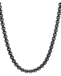 David Yurman - Sterling Box Chain Necklace (7.3Mm) - Lyst