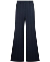 Blazé Milano - Lundy Check-Pattern Wide-Leg Trousers - Lyst