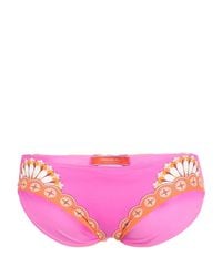 La DoubleJ - Sunset Floral-Print Bikini Briefs - Lyst