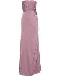 Alex Perry - Twist-Detail Satin Gown - Lyst