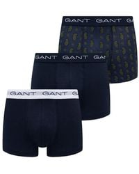 GANT - Paisley-Print Logo-Waistband Boxers (Set Of Three) - Lyst