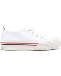 Thom Browne - Collegiate Low-Top Sneakers - Lyst