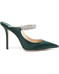 Jimmy Choo - Mules Bing Con Cristalli 100Mm - Lyst