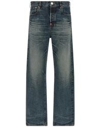 KENZO - Boke Flower Button Jeans - Lyst