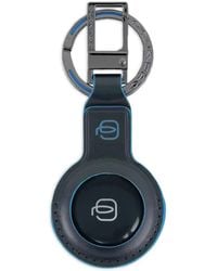 Piquadro - Connequ 4.0 Leather Smart Tag Keychain - Lyst
