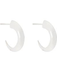 Shaun Leane - Sterling Cat Claw Medium Hoop Earrings - Lyst
