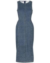Rag & Bone - Miramar Ponte Olivia Midi Dress - Lyst