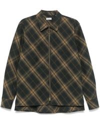 Burberry - Giacca-Camicia A Quadri Con Cappuccio - Lyst