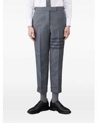 Thom Browne - 4-bar Cropped Trousers - Lyst
