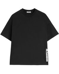 Jil Sander - Logo-Print Cotton T-Shirt - Lyst