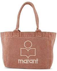Isabel Marant - Yenky Zip Logo-Embroidered Tote Bag - Lyst