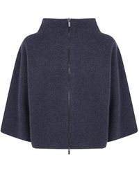 Gentry Portofino - Zip-Up Cashmere Cardigan - Lyst