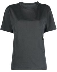 Alexander Wang - T-shirt con logo goffrato - Lyst