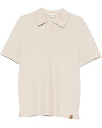 Jacob Cohen - Piqué-Weave V-Neck T-Shirt - Lyst