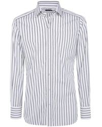 Tom Ford - Gestreept Overhemd - Lyst
