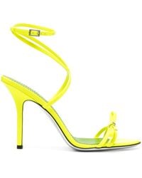 DSquared² - 115mm Bow-detailed Leather Sandals - Lyst