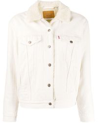 white levi jacket womens
