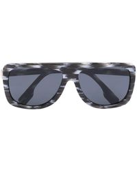 Burberry - Abstract-Patterned Sunglasses - Lyst