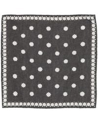Eleventy - Floral-Pattern Pocket Square - Lyst