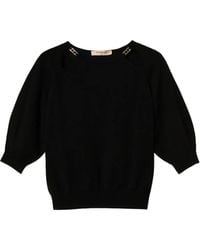 Twinset - Cut-Out Sweater - Lyst