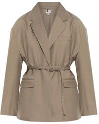 Gestuz - Belted Single-Breasted Blazer - Lyst