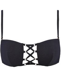 Aubade - Summer Glow Lace-Up Bikini Top - Lyst