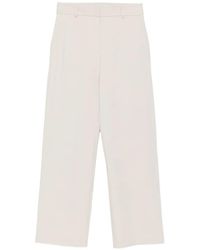 Alpha Studio - Elasticated-Waistband Trousers - Lyst
