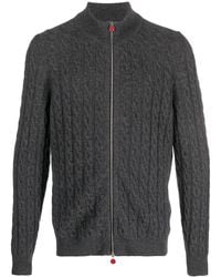 Kiton - Cable-Knit Cashmere Jacket - Lyst