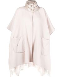 Herno - Panelled Cape - Lyst