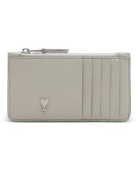Ami Paris - Ami De Coeur Leather Cardholder - Lyst