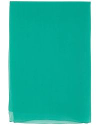 Max Mara - Schal Aus Grüner Seide - Lyst