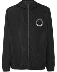 Philipp Plein - Carbon Tiger Windjack Met Capuchon - Lyst